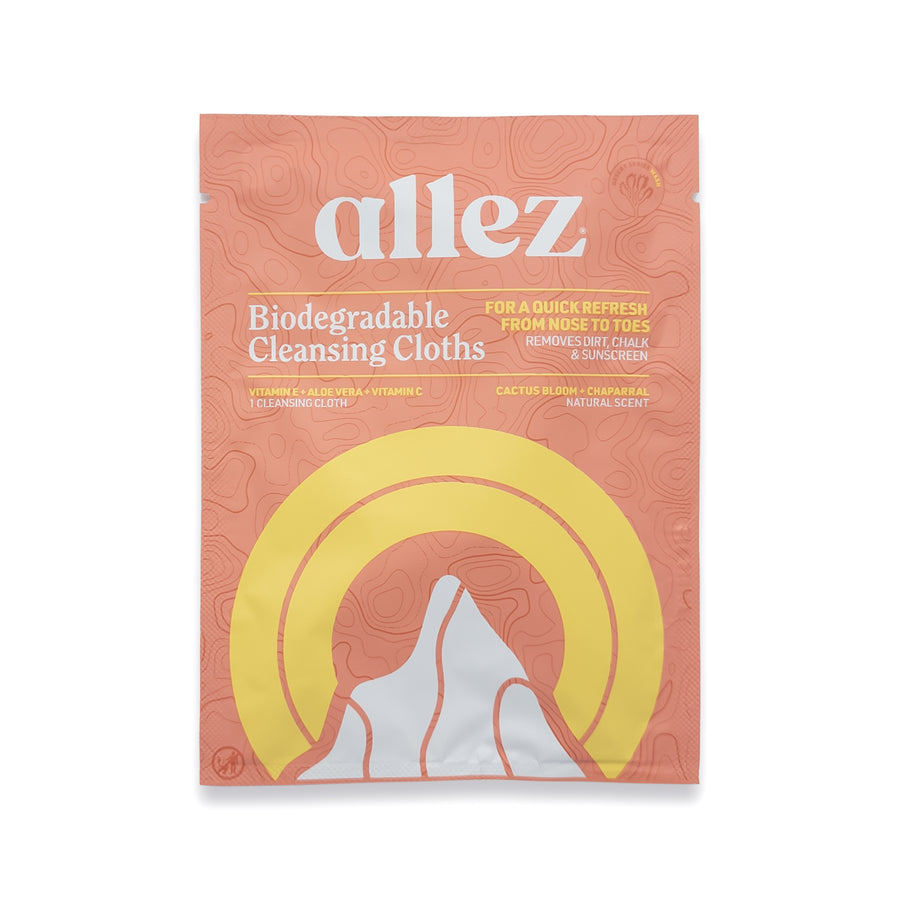 Allez Biodegradable Cleansing Cloths - 20ct